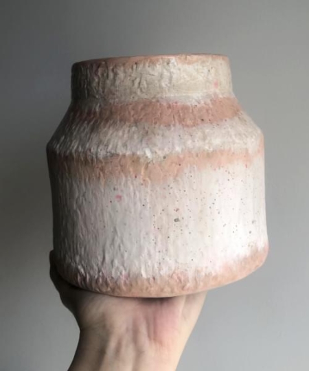 Jones & Co Pink Ceramic Vase